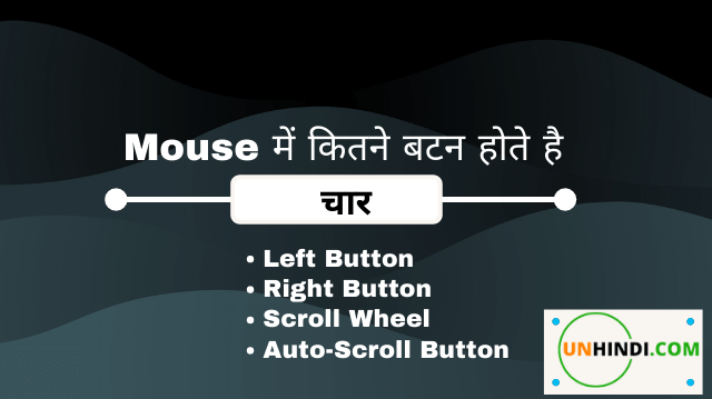 How Many Buttons In Mouse | mouse me kitne button hote hai