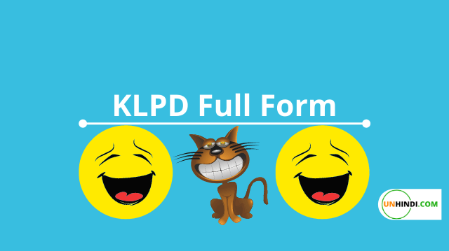 KLPD Full Form in hindi | full form of KLPD
