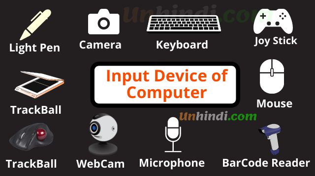 What is an Input device in hindi | list of input device