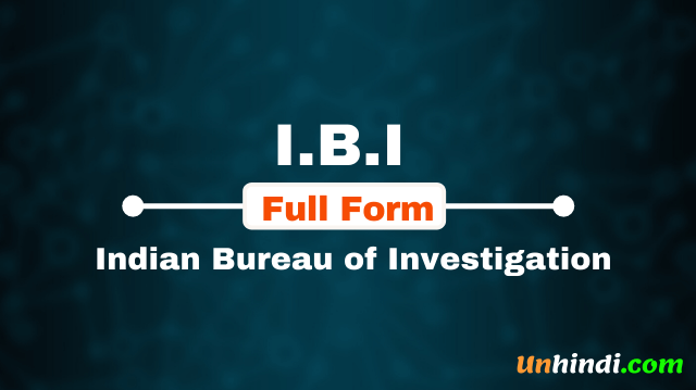IBI Full Form in Hindi