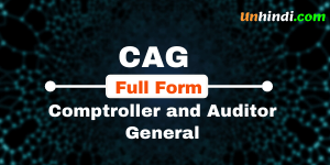 CAG ka full form | CAG full form in india