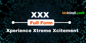 XXX ka full form | full form of XXX