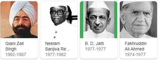 List of Presidents of India in Hindi